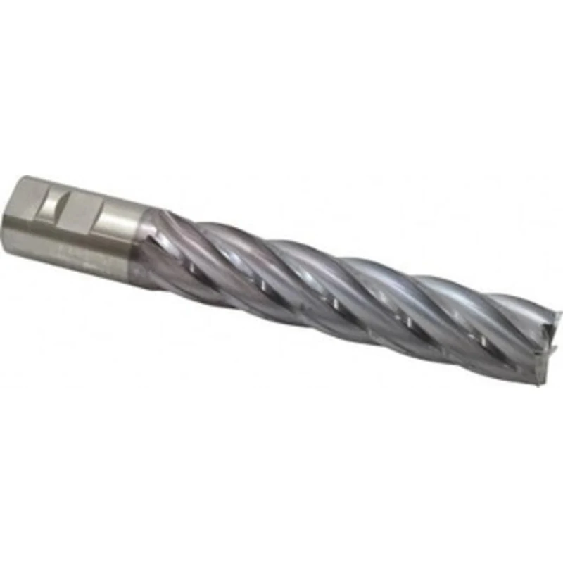 OSG 1, 6 LOC, 1 Shank Diam, 8-1/2 OAL, 4 Flute, Square End Mill Single End, TiCN Finish, 30 Helix, Centercutting, Rig...